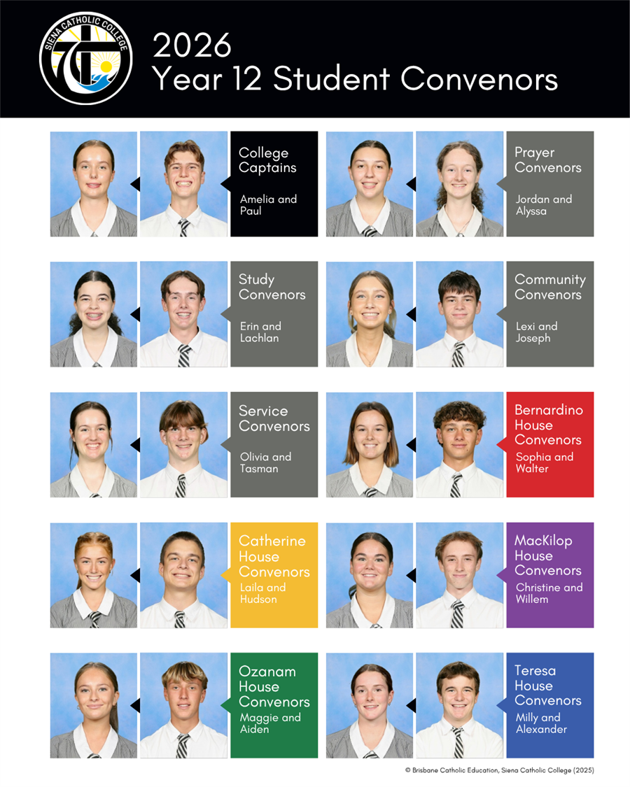 2026 Year 12 Student Convenors